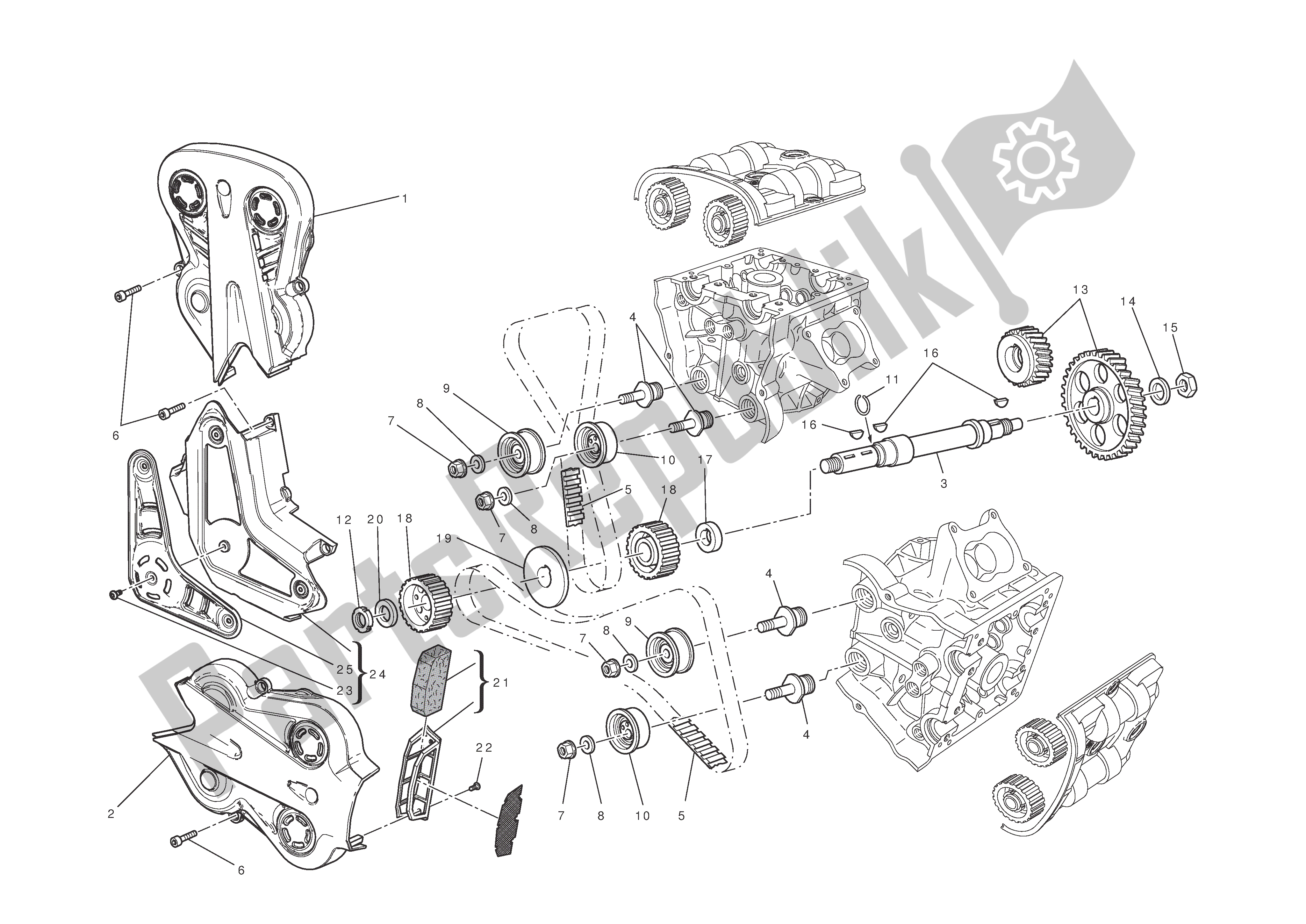 Todas las partes para Sistema De Cronometraje de Ducati Diavel 1200 2013