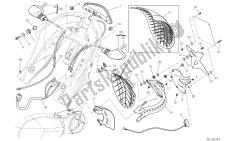 tekening 27a - portatarga - fanale posteriore [mod: dvlt; xst: aus, eu r, fr a, j ap] groep elektrisch