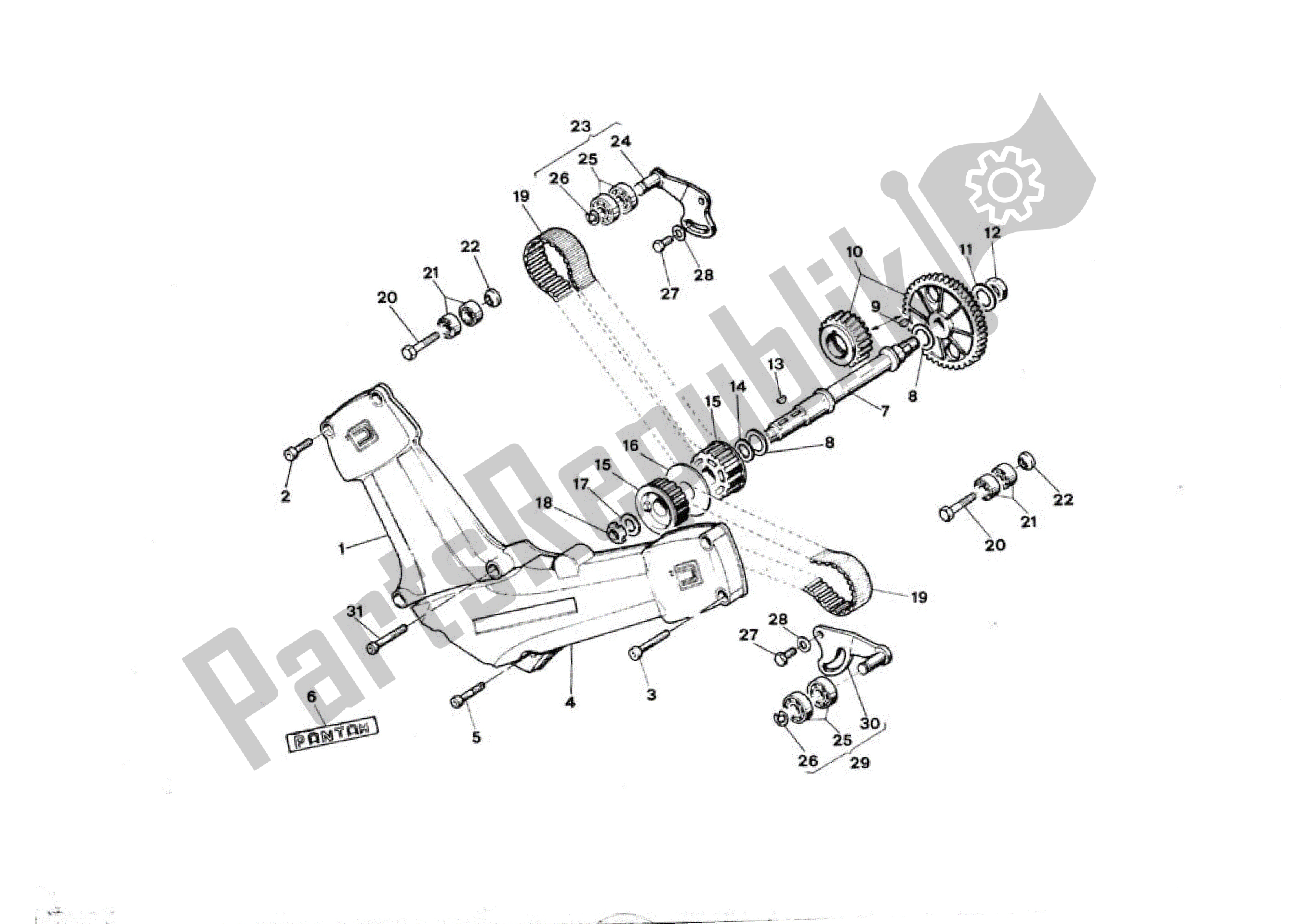 All parts for the Ducati350650indianaspare_30 of the Ducati Indiana 350-650 1986 - 1990