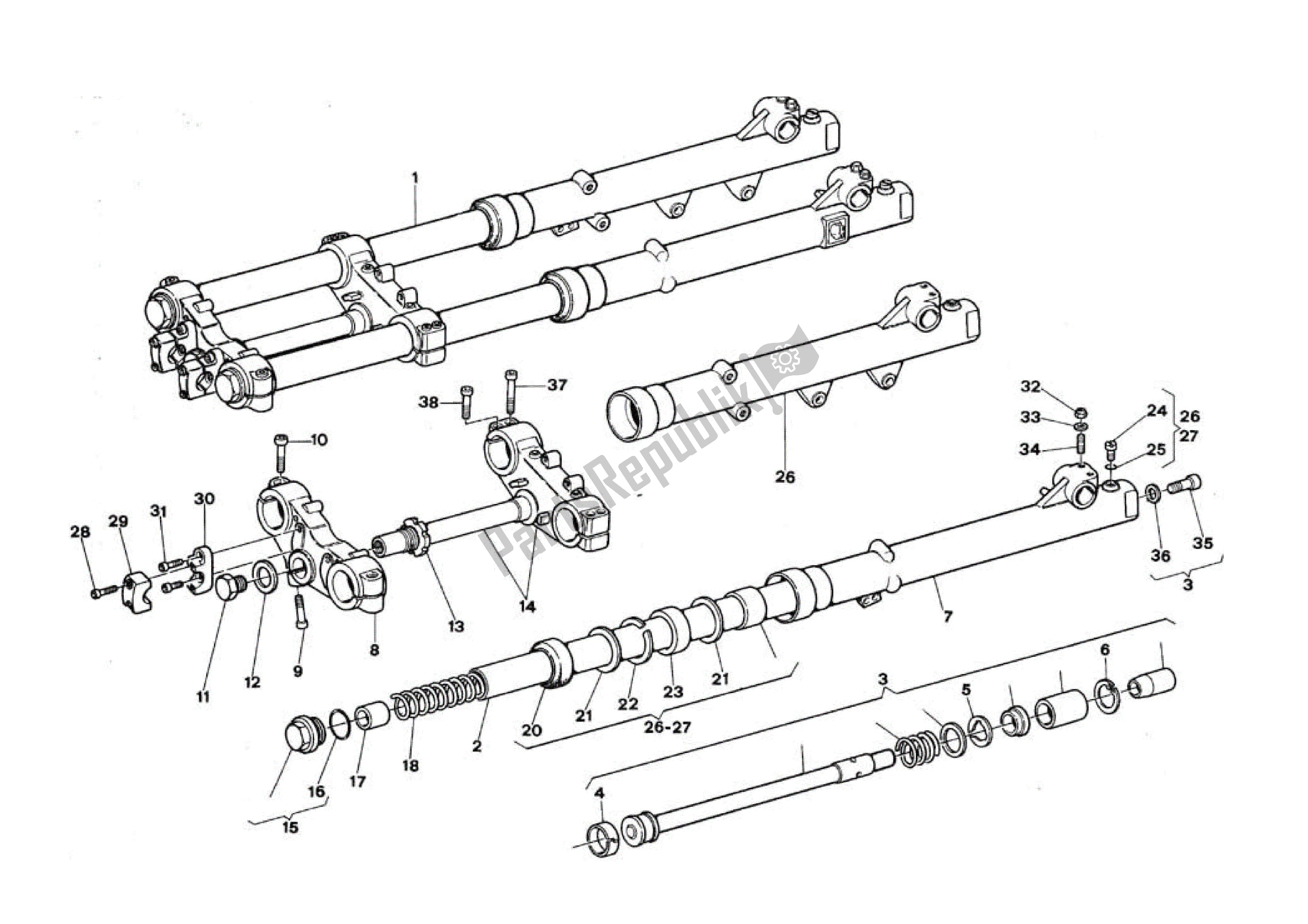 All parts for the Ducati350650indianaspare_72 of the Ducati Indiana 350-650 1986 - 1990