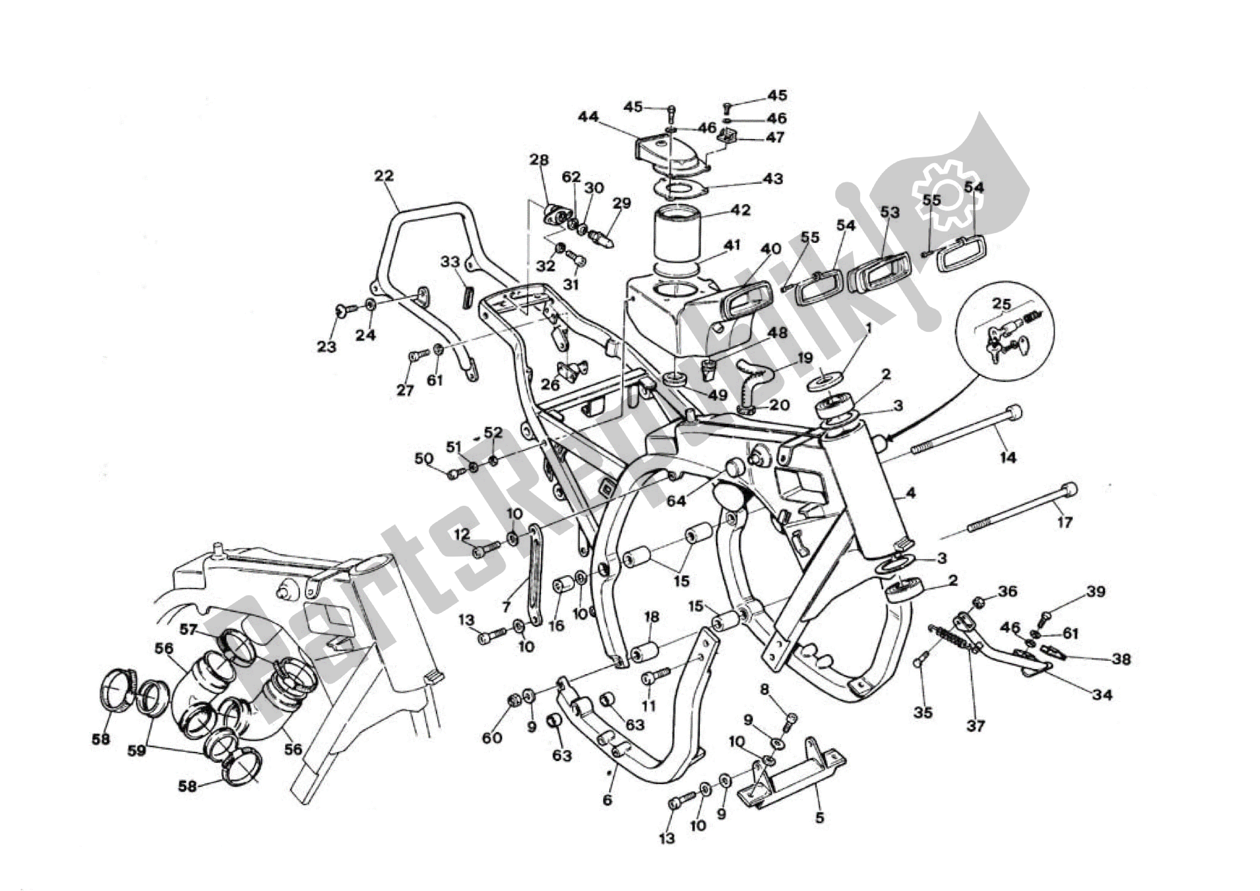 All parts for the Ducati350650indianaspare_79 of the Ducati Indiana 350-650 1986 - 1990