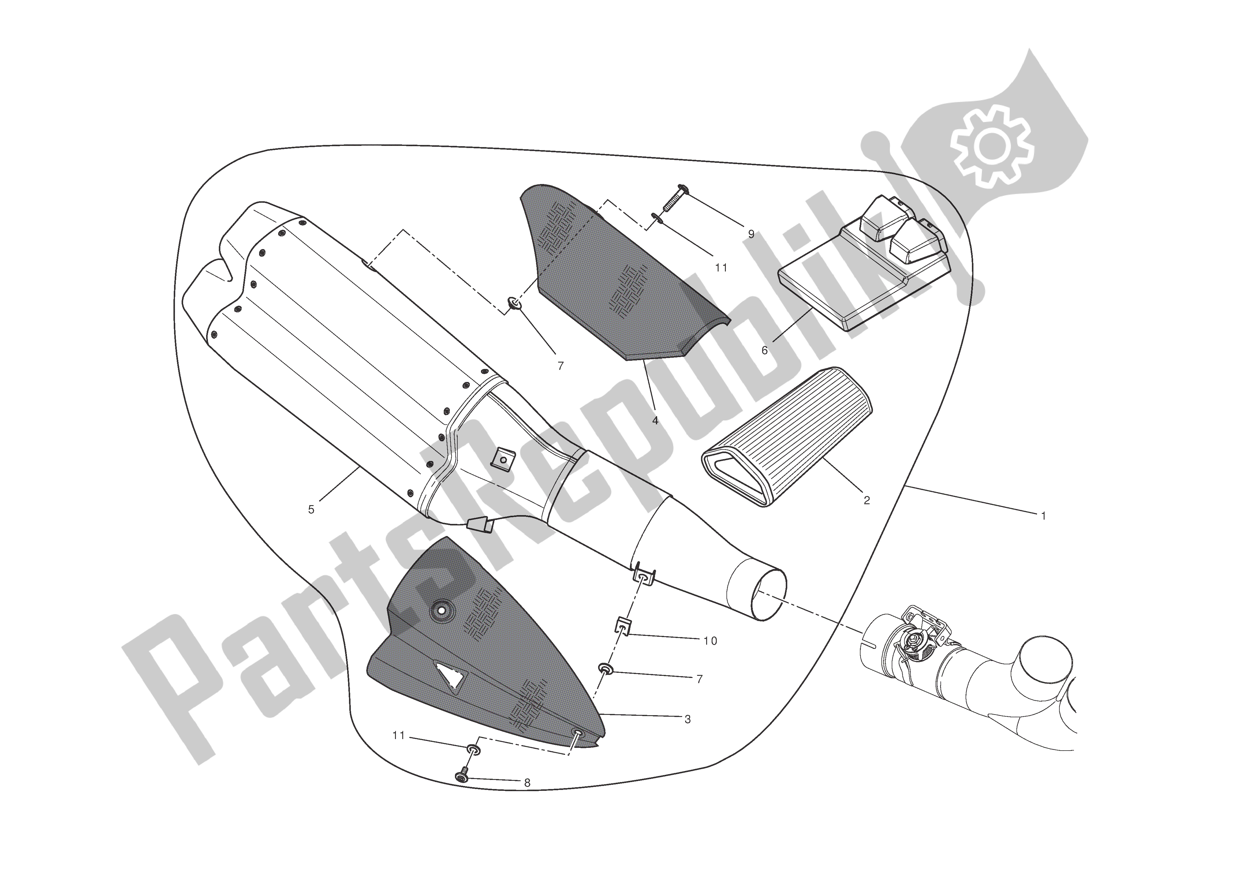 Todas las partes para Accesorios de Ducati Diavel AMG 1200 2013