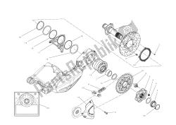 REAR WHEEL AXLE