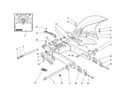 bras oscillant et chaîne