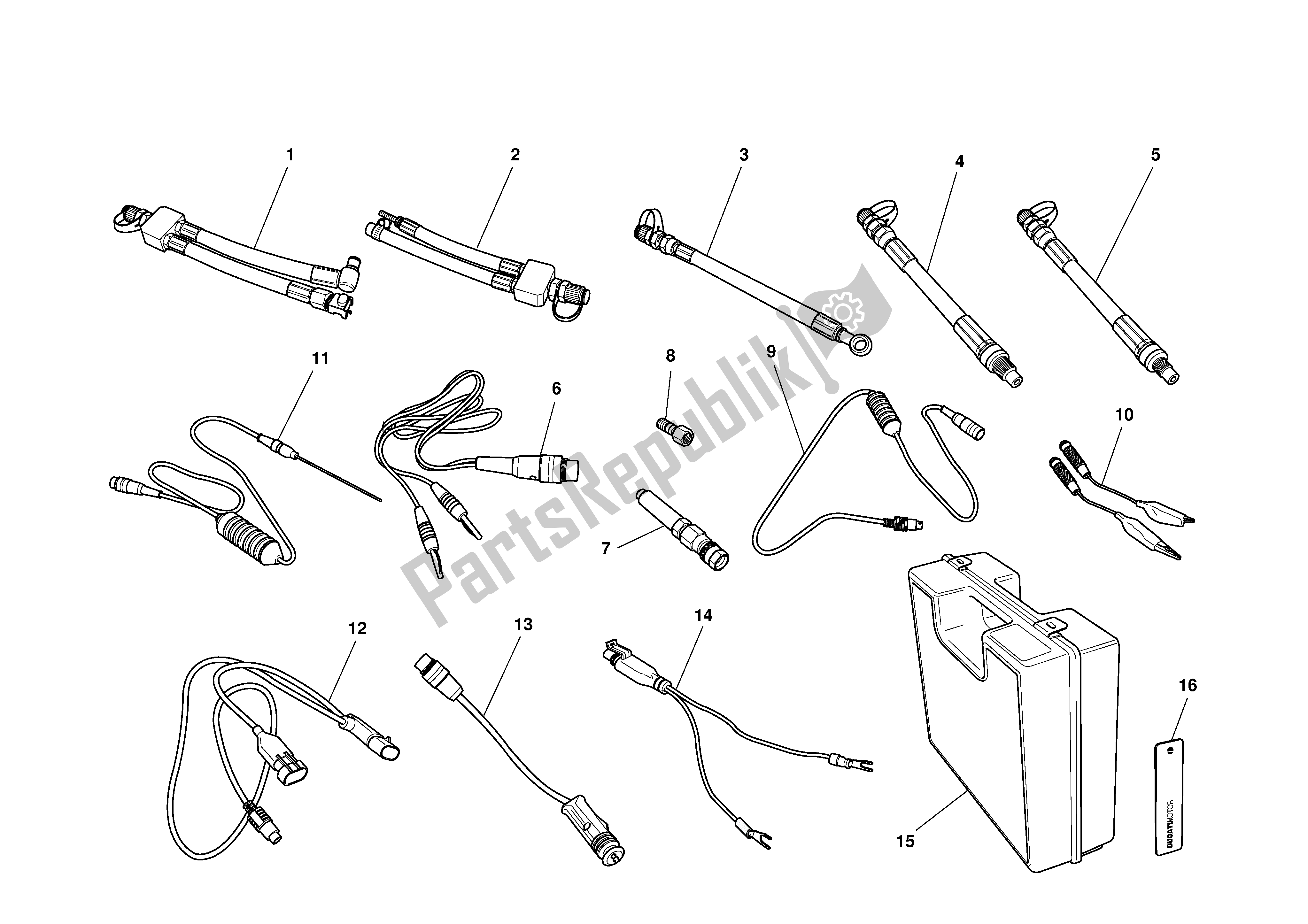 Todas las partes para Taller Herramientas Especiales de Ducati Monster S 1000 2003