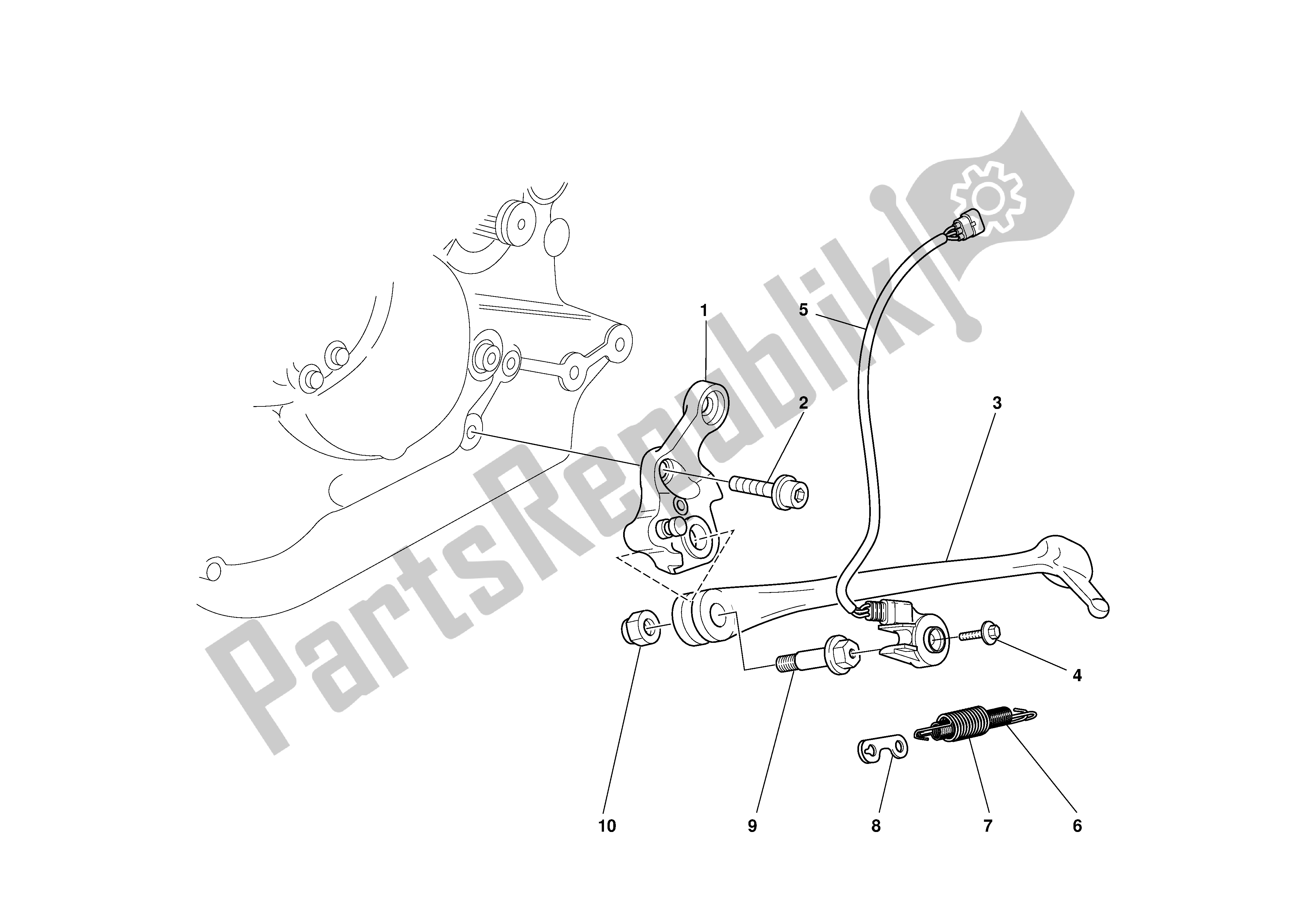 Alle onderdelen voor de Staat van de Ducati Monster S 1000 2003