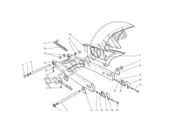 Swingarm and drive chain