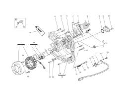 Alternator-side crankcasecover