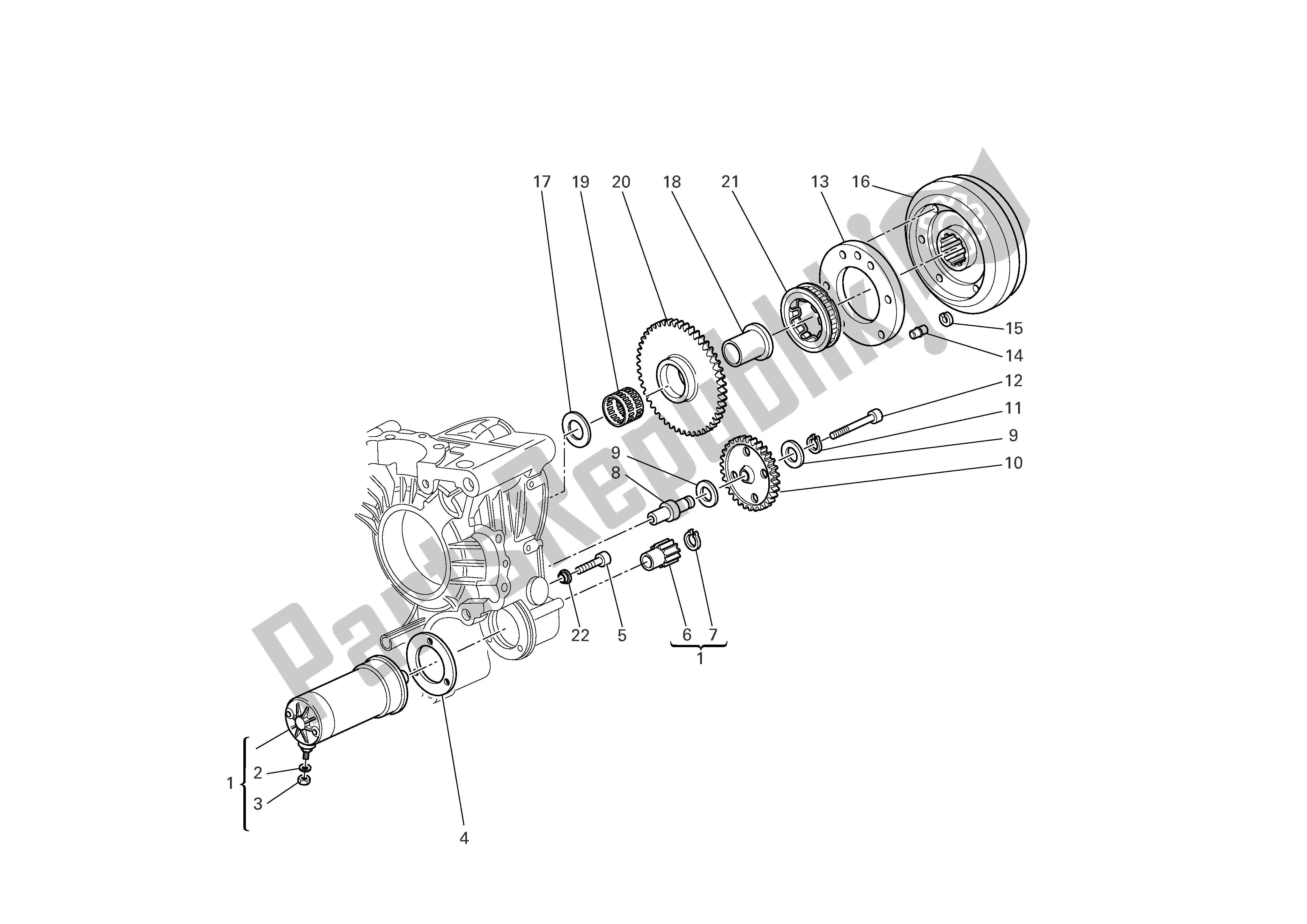 Tutte le parti per il Avviamento E Accensione Elettrici del Ducati Monster 695 2008