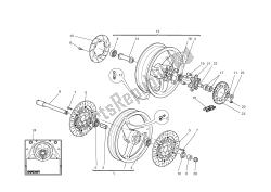 Front and rear wheels