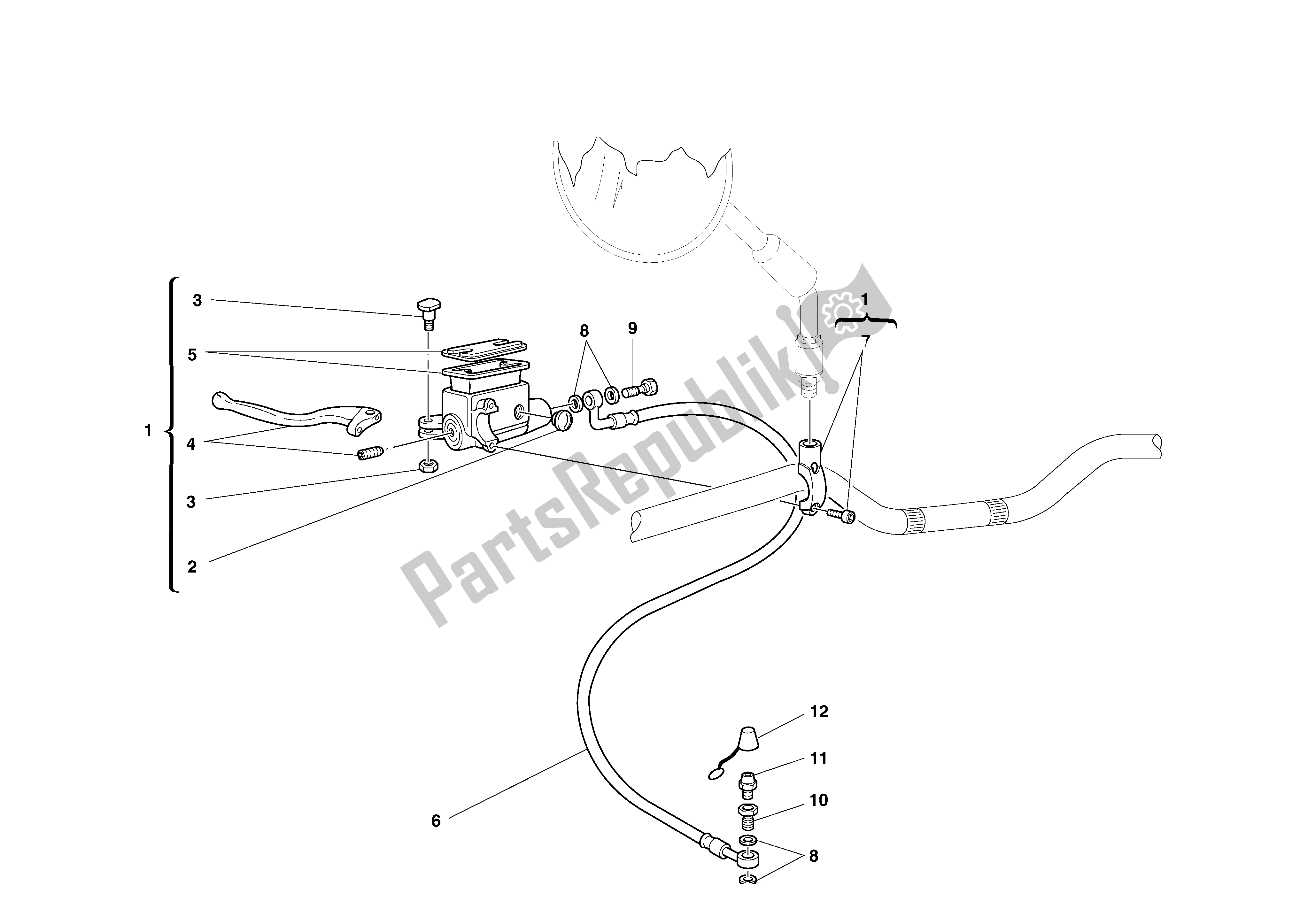 Todas las partes para Control De Embrague de Ducati Monster 750 2002