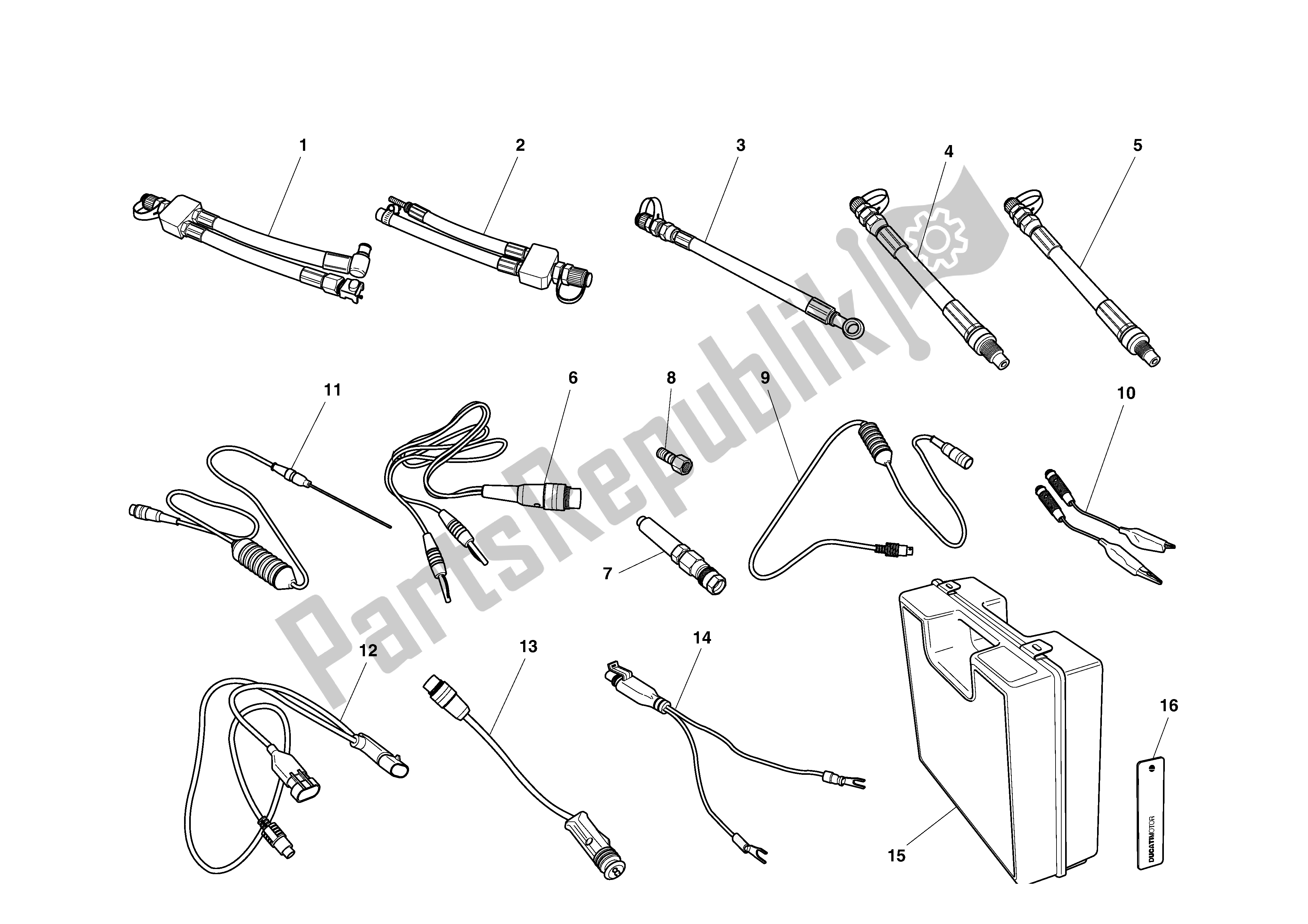 Todas las partes para Taller Herramientas Especiales de Ducati Monster 750 2002