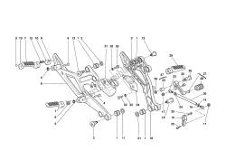 GEARCHANGE LEVER -FOOT REST