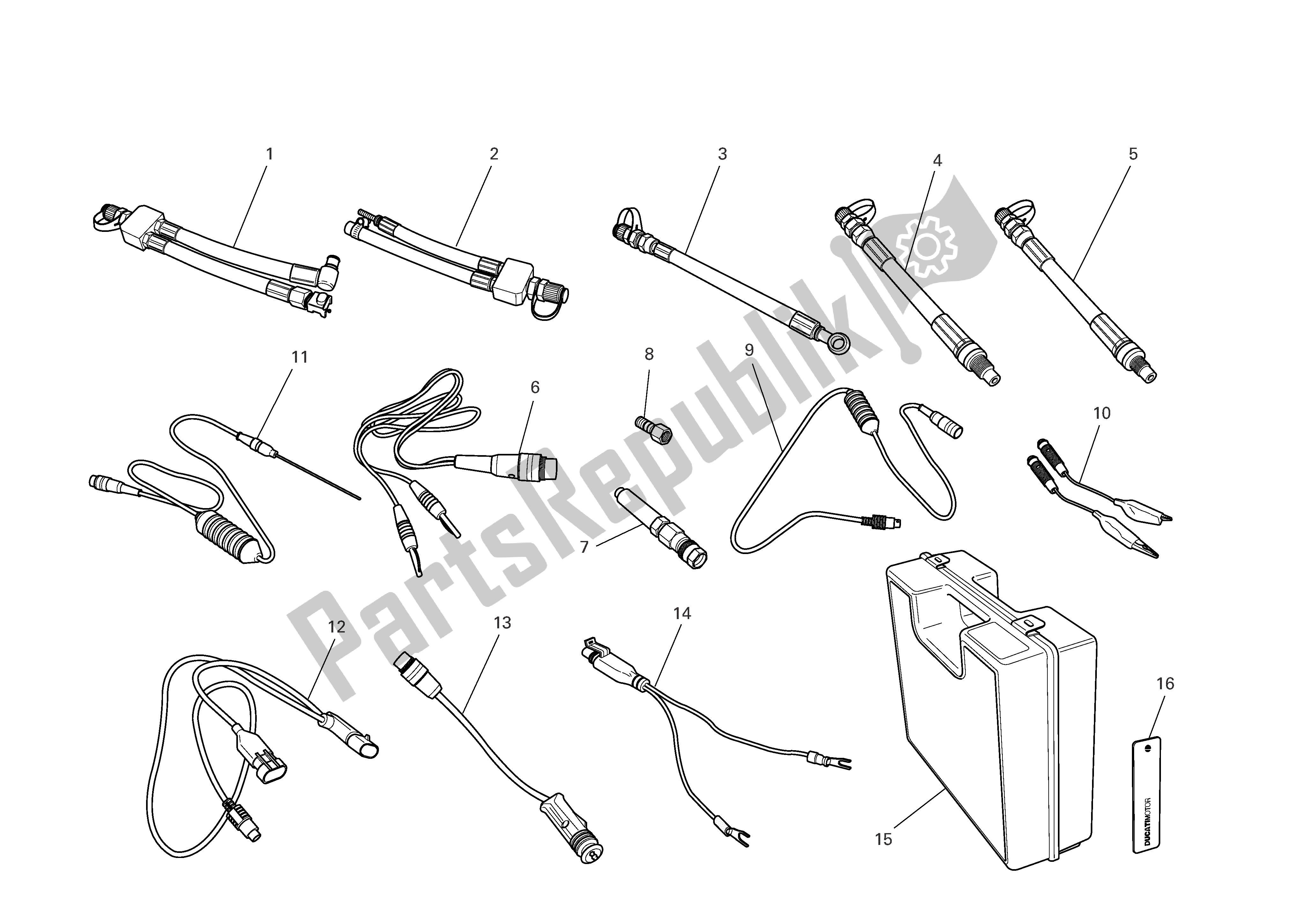 Tutte le parti per il Strumenti Speciali Per Officina del Ducati Monster 800 2005