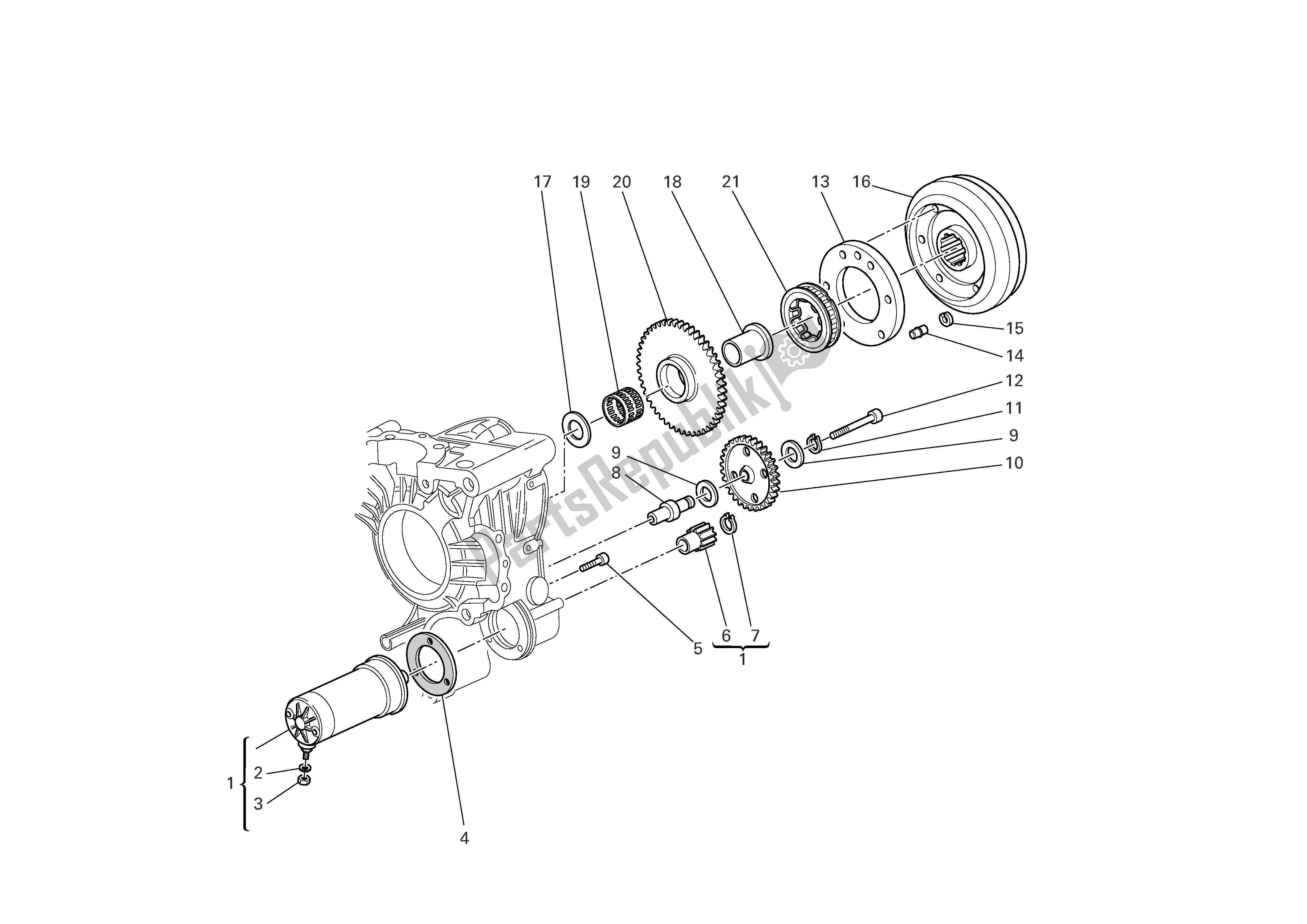 Todas las partes para Arranque Eléctrico Y Encendido de Ducati Monster 800 2005