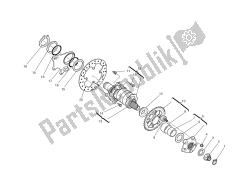 REAR WHEEL AXLE