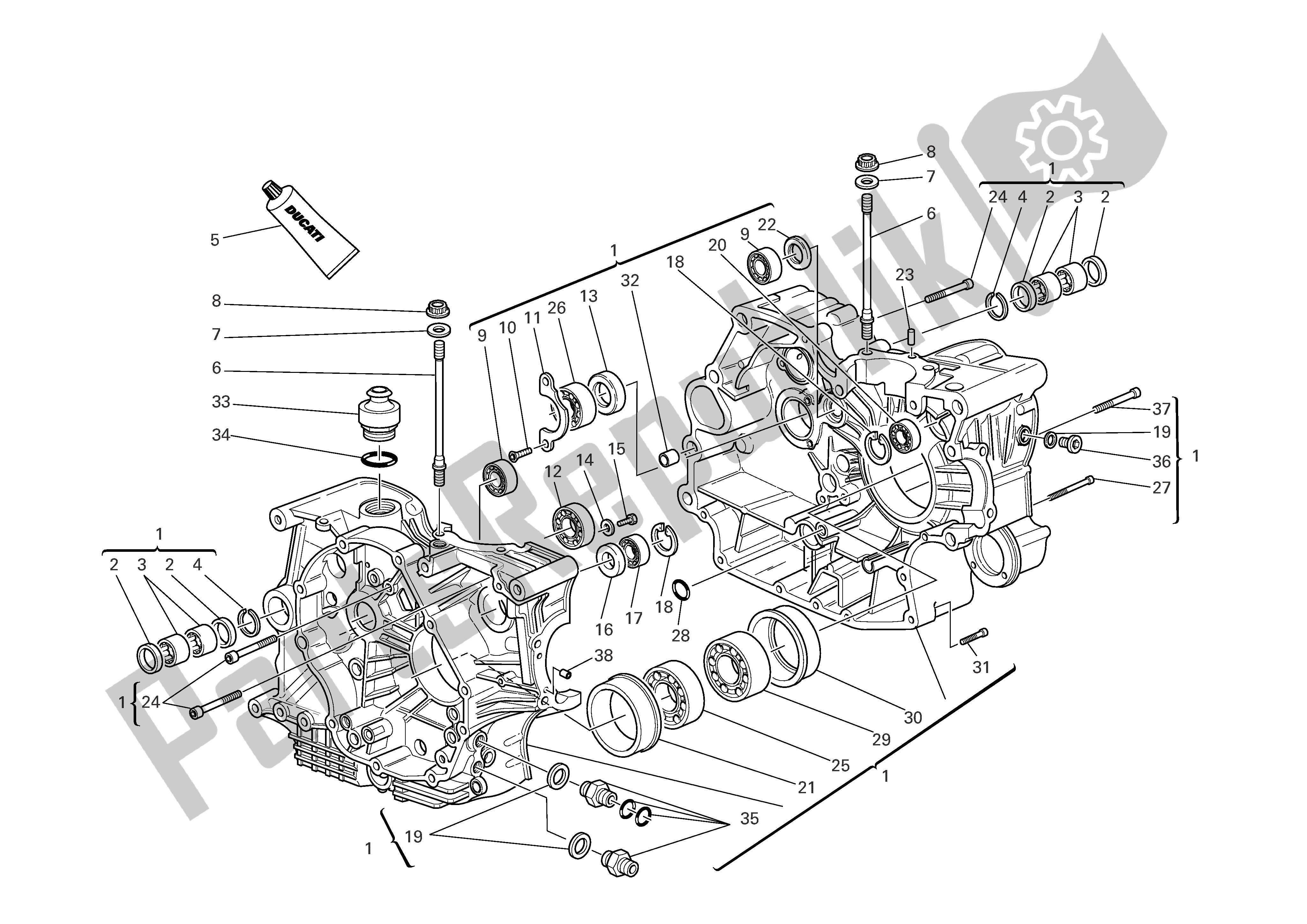 Toutes les pièces pour le Demi-carter du Ducati Monster S2R 1000 2006