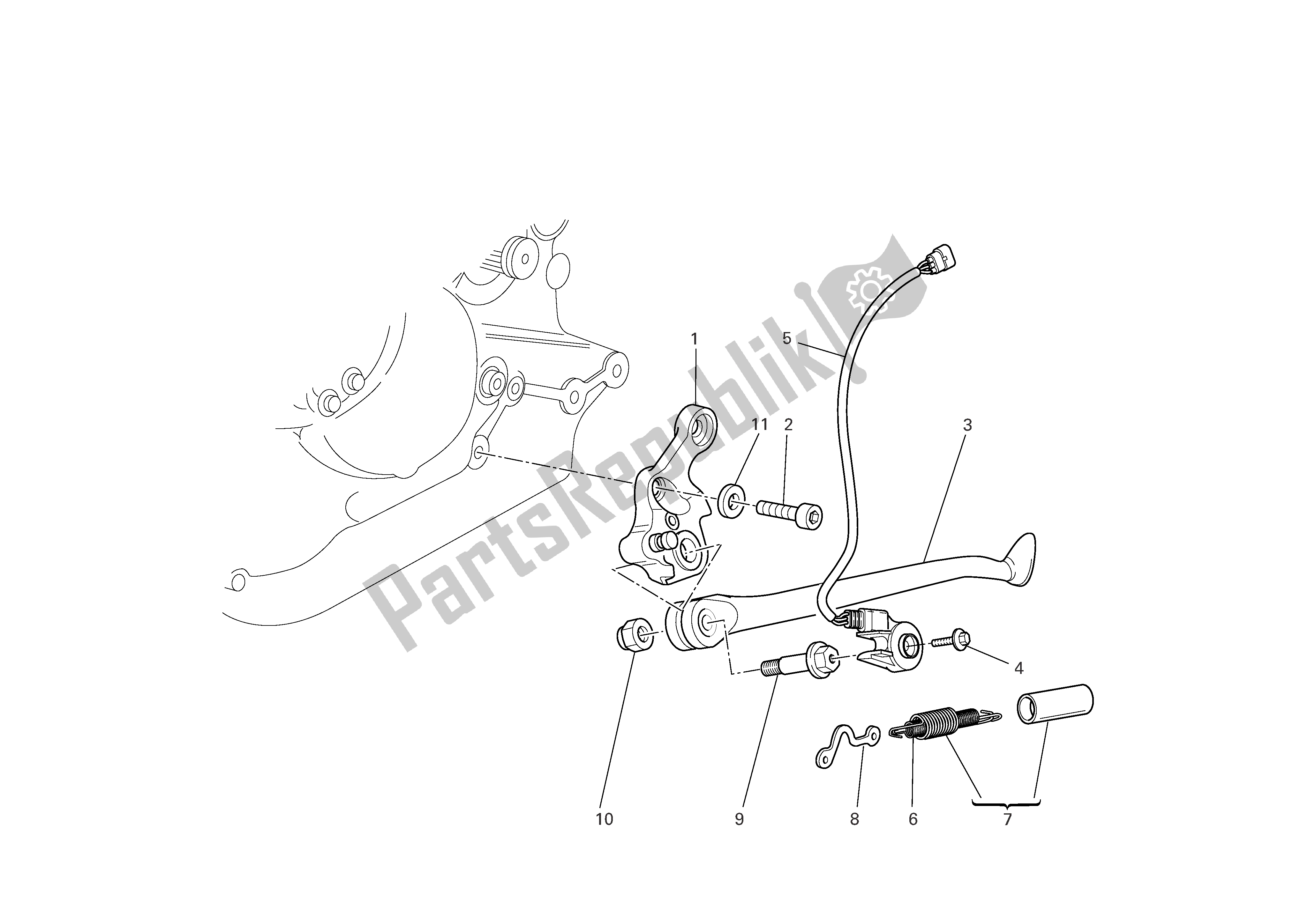 Todas las partes para Stands de Ducati Monster S2R 1000 2006