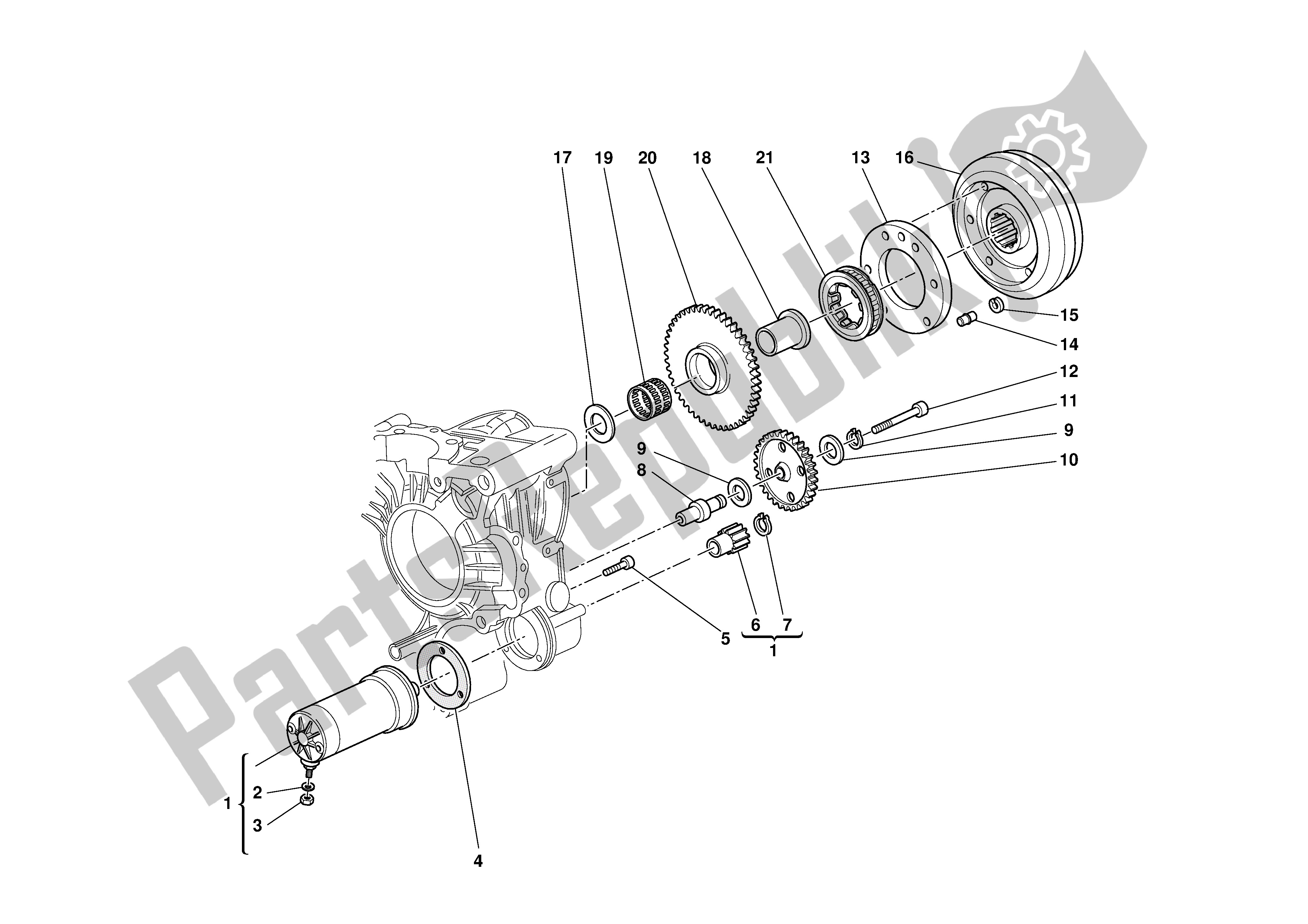 Todas las partes para Arranque Eléctrico Y Encendido de Ducati Monster S4R 996 2003