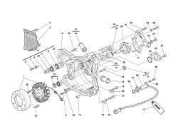 WATER PUMP -ALTERNATOR COVER