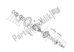 REAR WHEEL AXLE