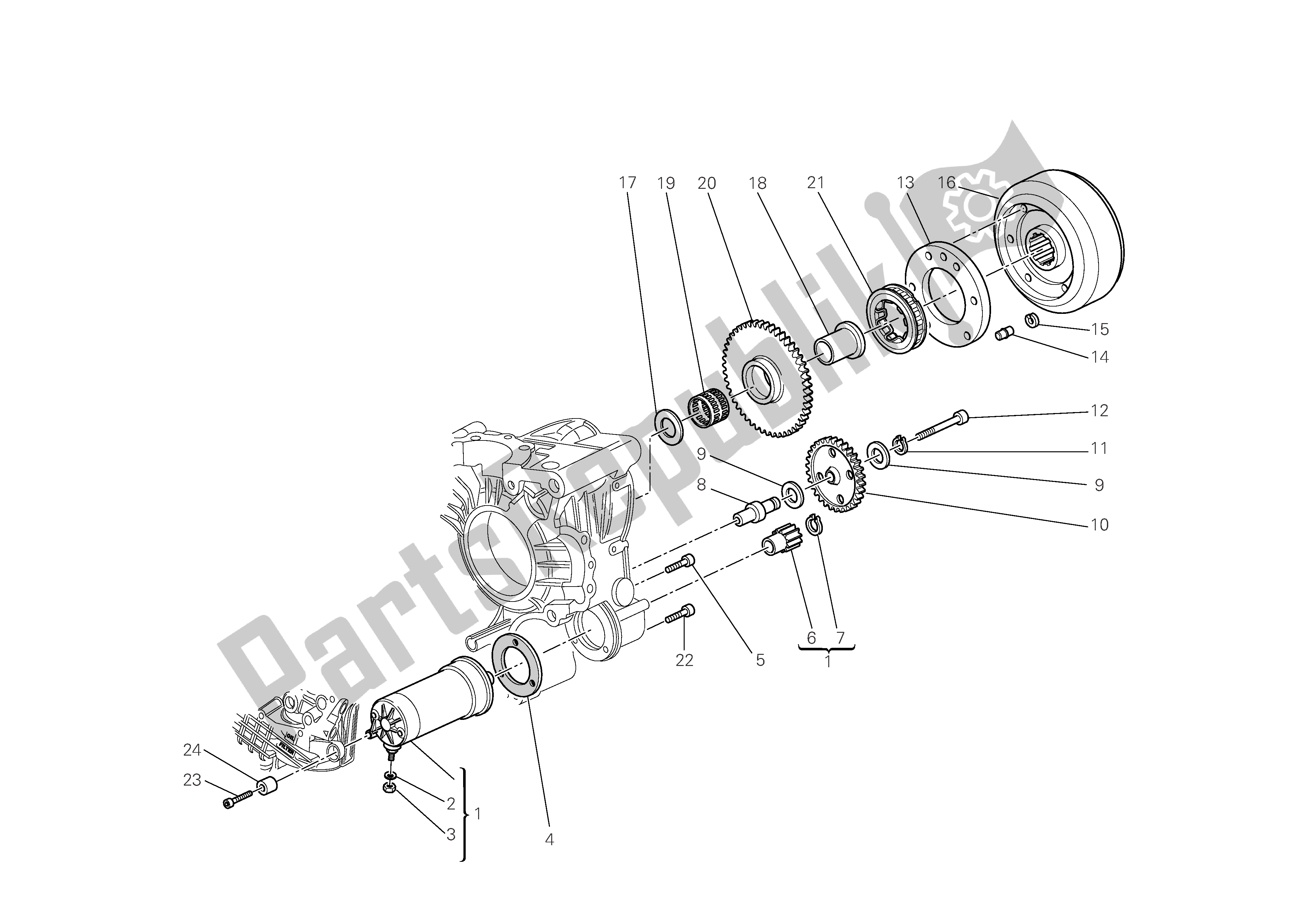 Todas las partes para Arranque Eléctrico Y Encendido de Ducati Monster S4 RS 1000 2006