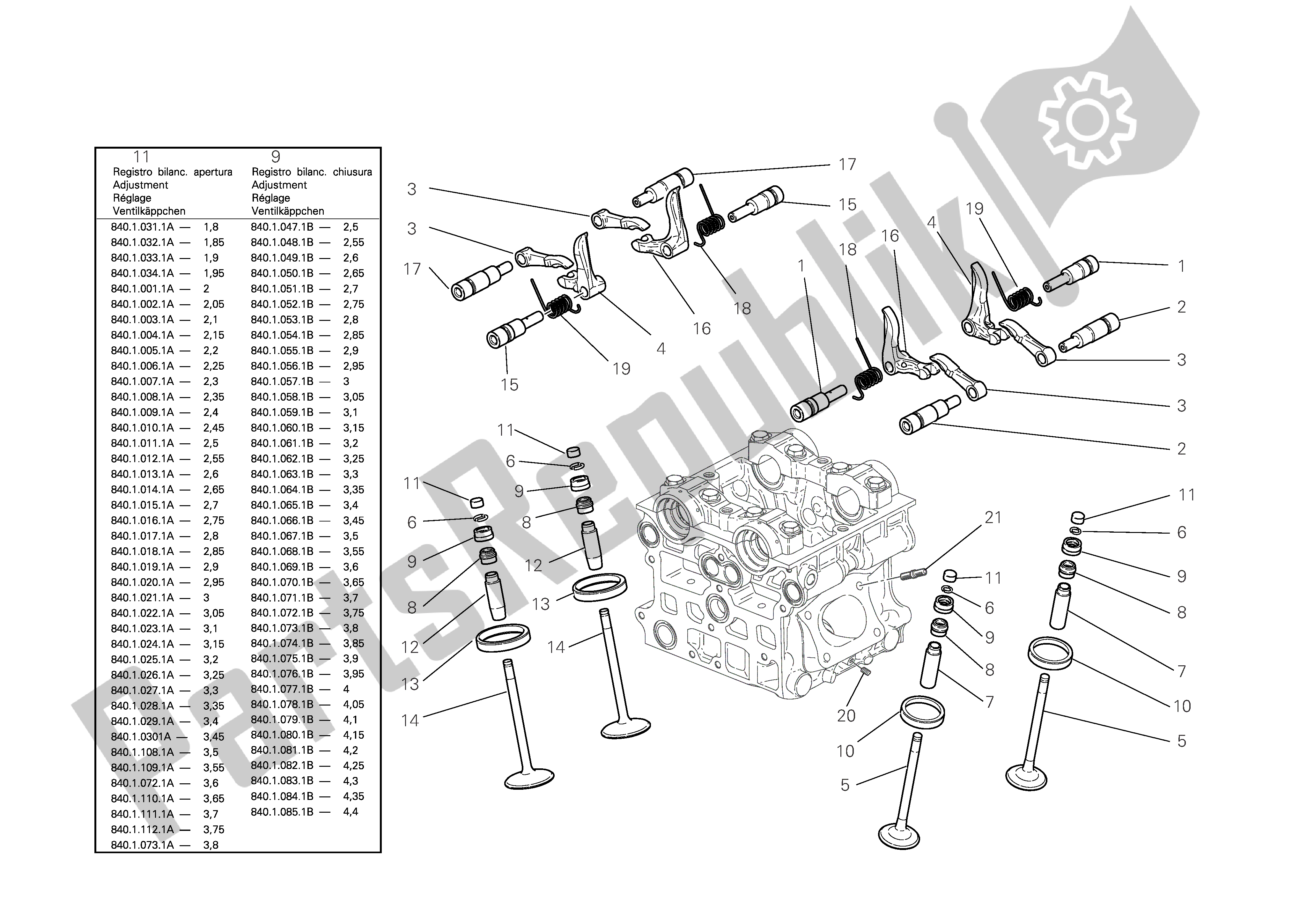 Todas las partes para Culata: Sistema De Tiempo de Ducati Monster S4 RS 1000 2006