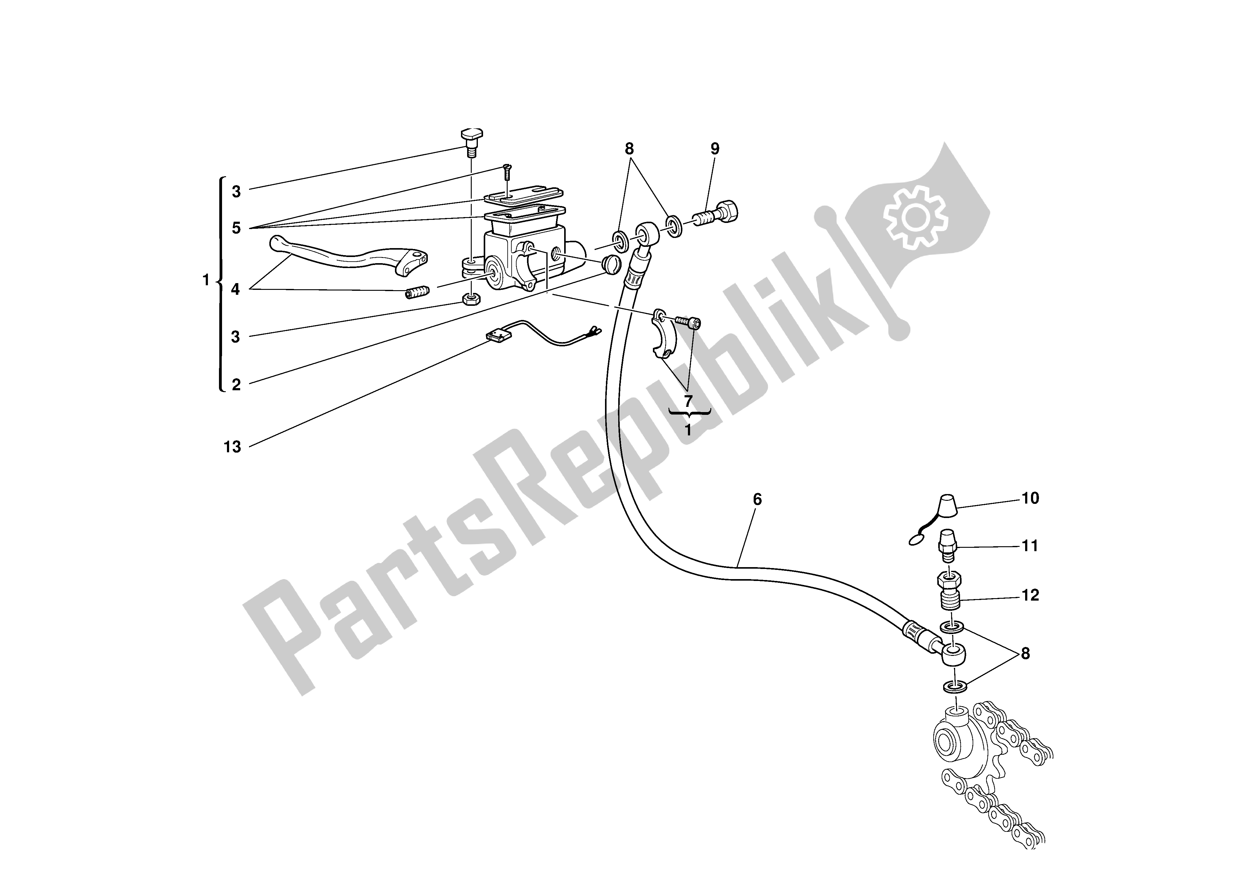 Todas las partes para Control De Embrague de Ducati Supersport 620 2002