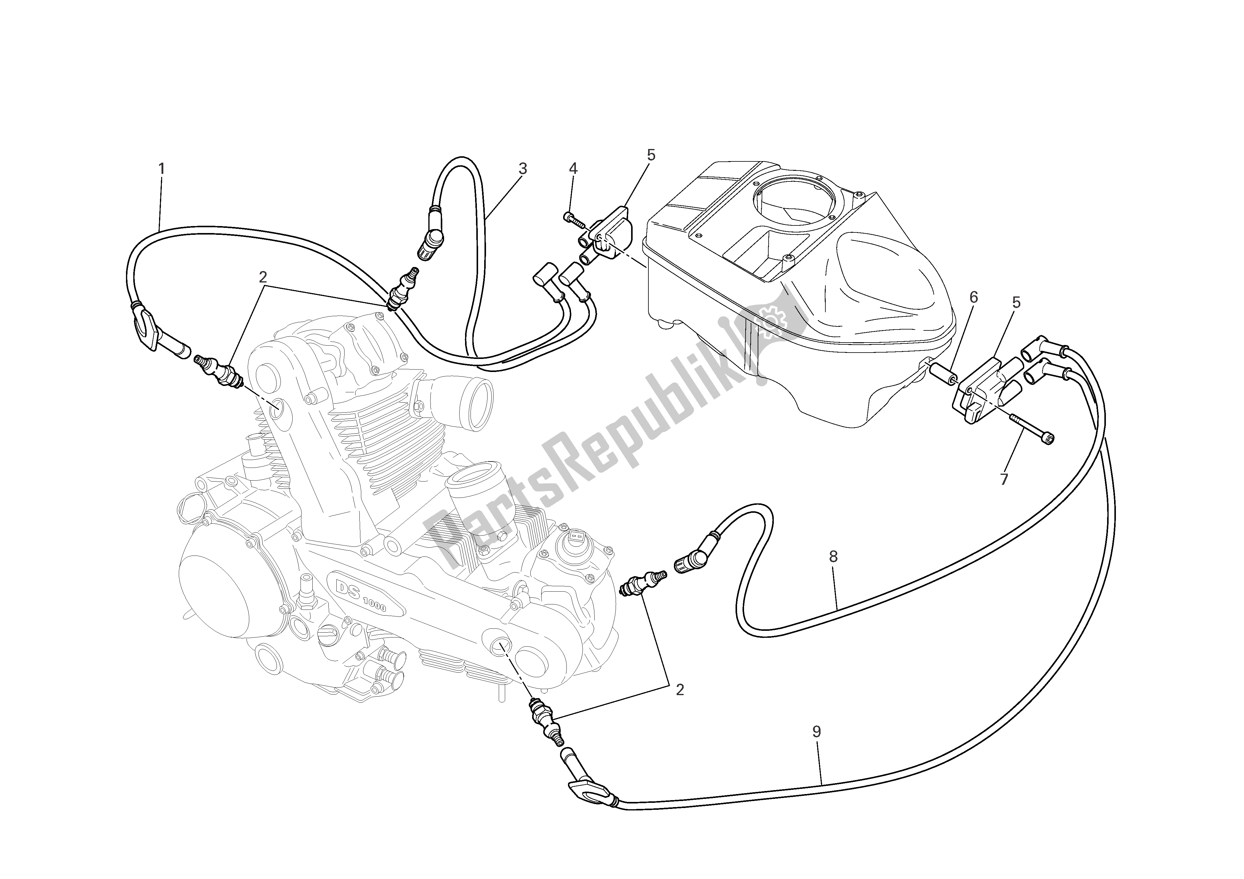 Todas las partes para Sistema Eléctrico de Ducati Sportclassic 1000 2007