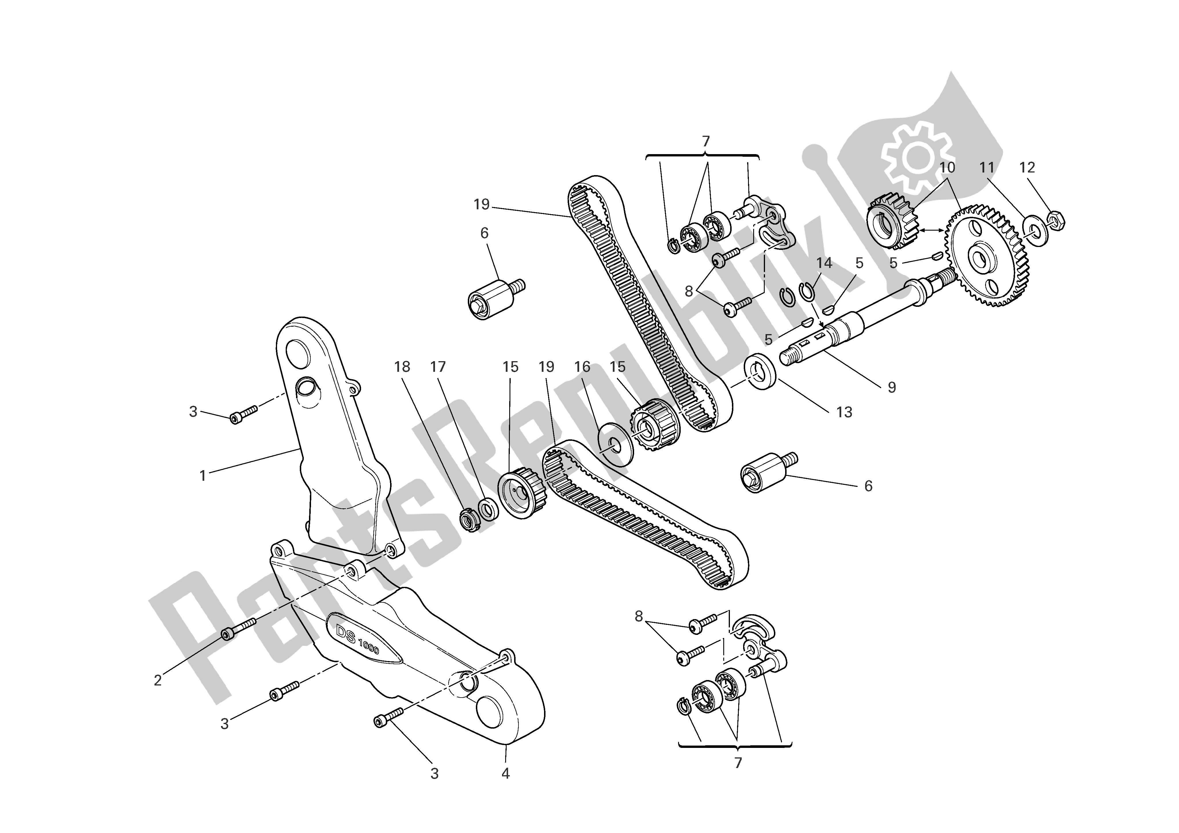 Todas las partes para Sistema De Cronometraje de Ducati Sportclassic 1000 2007