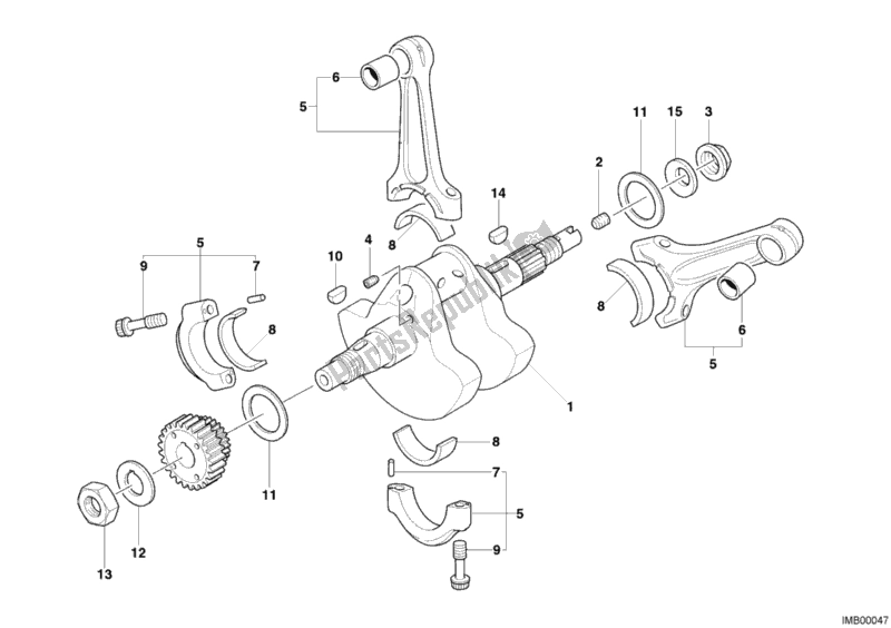 Todas las partes para Cigüeñal de Ducati Multistrada 1000 S USA 2005