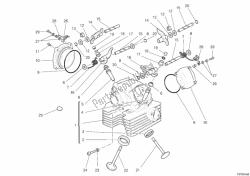 Vertical cylinder head