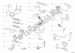 attrezzi di servizio dell'officina, motore