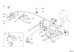 Rear brake system