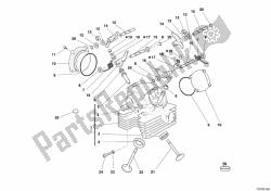 Vertical cylinder head