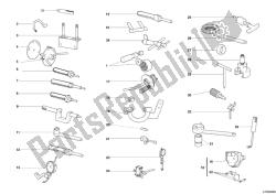 attrezzi di servizio dell'officina, motore