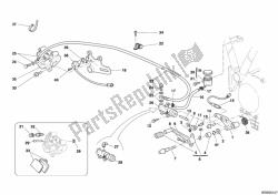 Rear brake system