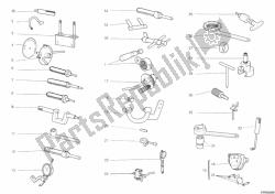 attrezzi di servizio dell'officina, motore