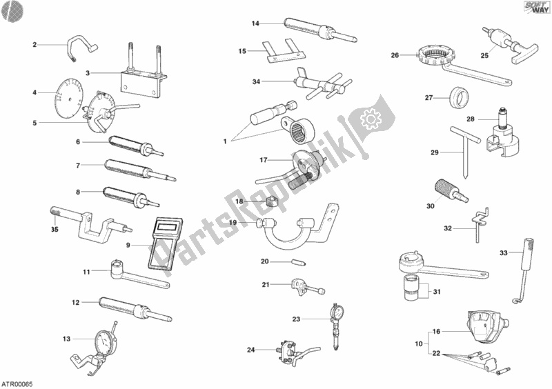 All parts for the Workshop Service Tools, Engine of the Ducati Multistrada 1000 2003