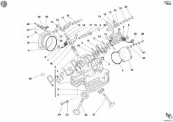 Vertical cylinder head