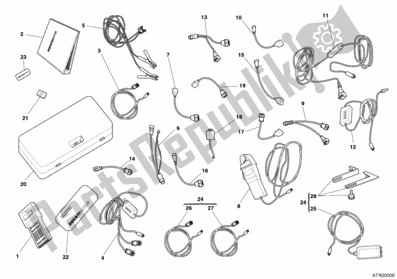 Todas las partes para Comprobar La Matesis Del Instrumento de Ducati Multistrada 1000 2005