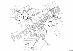 Vertical cylinder head