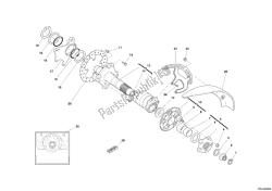 HUB, REAR WHEEL