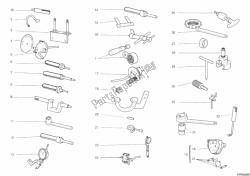 attrezzi di servizio dell'officina, motore