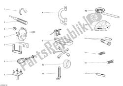 herramientas de servicio de taller, motor i