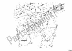 Vertical cylinder head