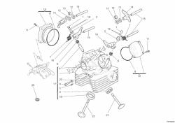 Vertical cylinder head