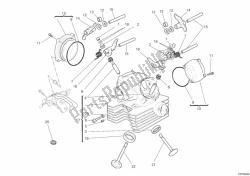 Vertical cylinder head