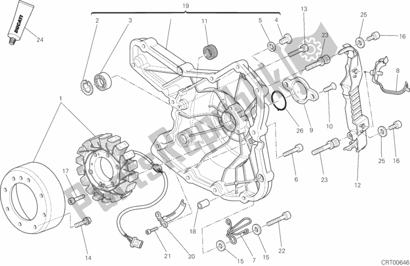 Todas las partes para Generador de Ducati Monster 1100 EVO Anniversary 2013
