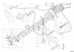 Rear brake system